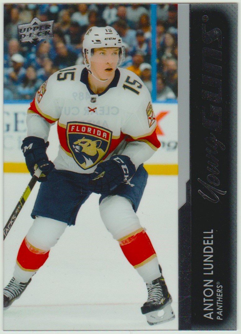 2021-22 Upper Deck Clear Cut #489 Anton Lundell Young Guns RC (image for) 2021-22 Upper Deck Clear Cut #489 Anton Lundell Young Guns RC