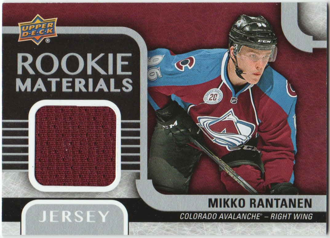 2015-16 Upper Deck Rookie Materials #RMMR Mikko Rantanen - Jerseys RC Year (image for) 2015-16 Upper Deck Rookie Materials #RMMR Mikko Rantanen - Jerseys RC Year