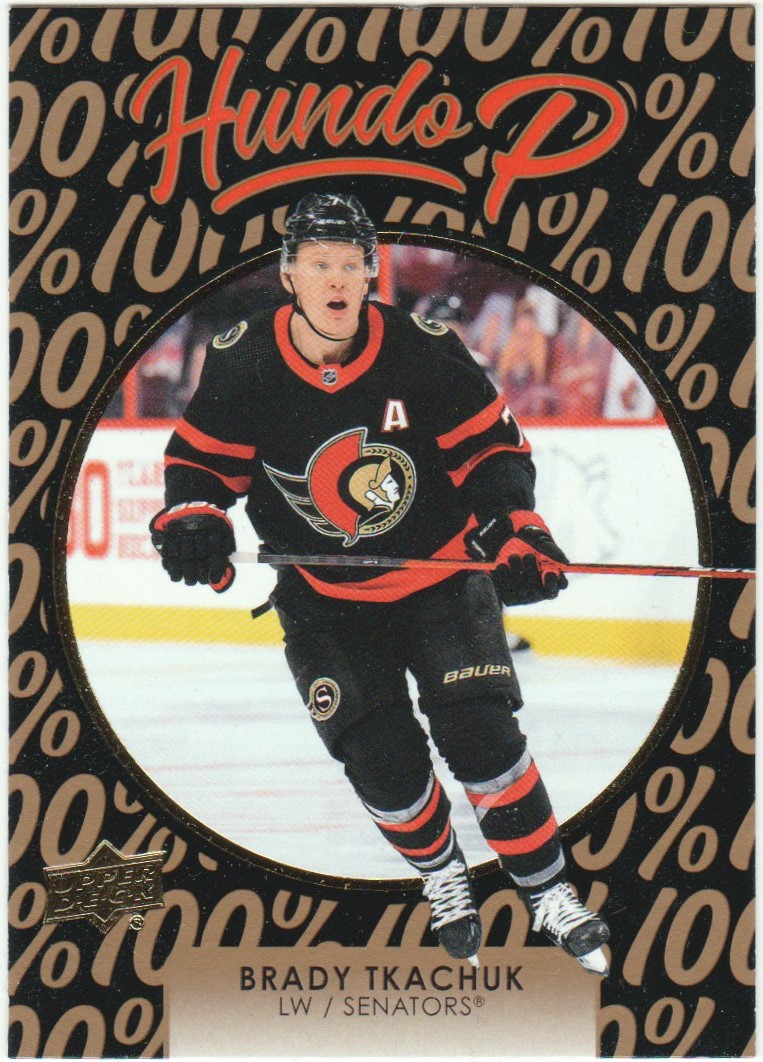 (image for) 2021-22 Upper Deck Hundo P Gold #HP8 Brady Tkachuk