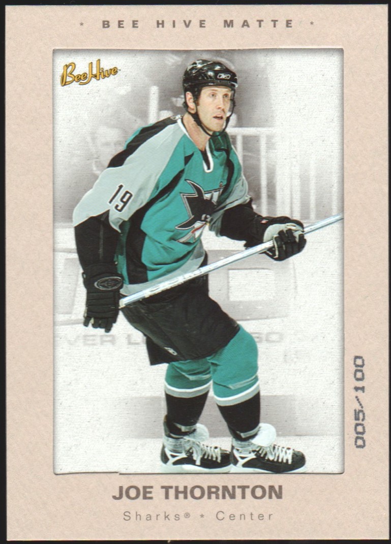 (image for) 2005-06 Beehive Matte #74 Joe Thornton 005/100