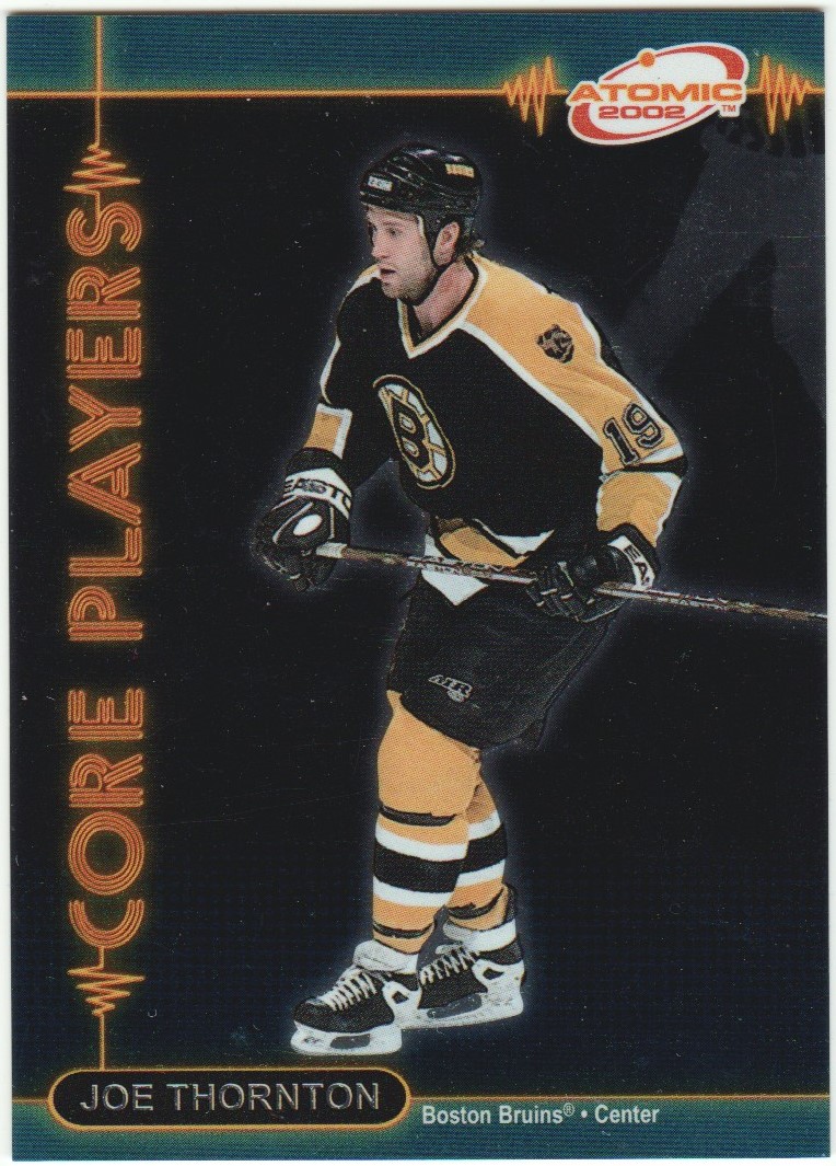 2001-02 Atomic Core Players #2 Joe Thornton (image for) 2001-02 Atomic Core Players #2 Joe Thornton