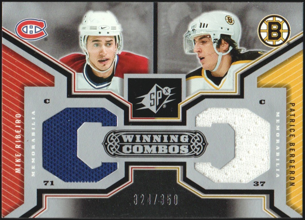 (image for) 2005-06 SPx Winning Combos #WCMP Mike Ribeiro/Patrice Bergeron