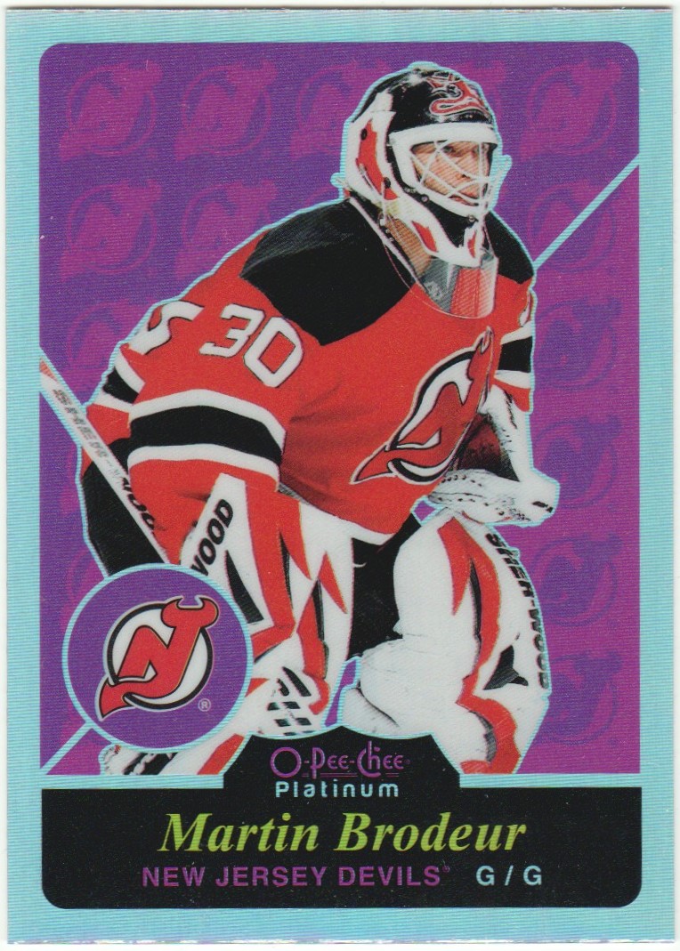 2015-16 O-Pee-Chee Platinum Retro Rainbow #R3 Martin Brodeur (image for) 2015-16 O-Pee-Chee Platinum Retro Rainbow #R3 Martin Brodeur