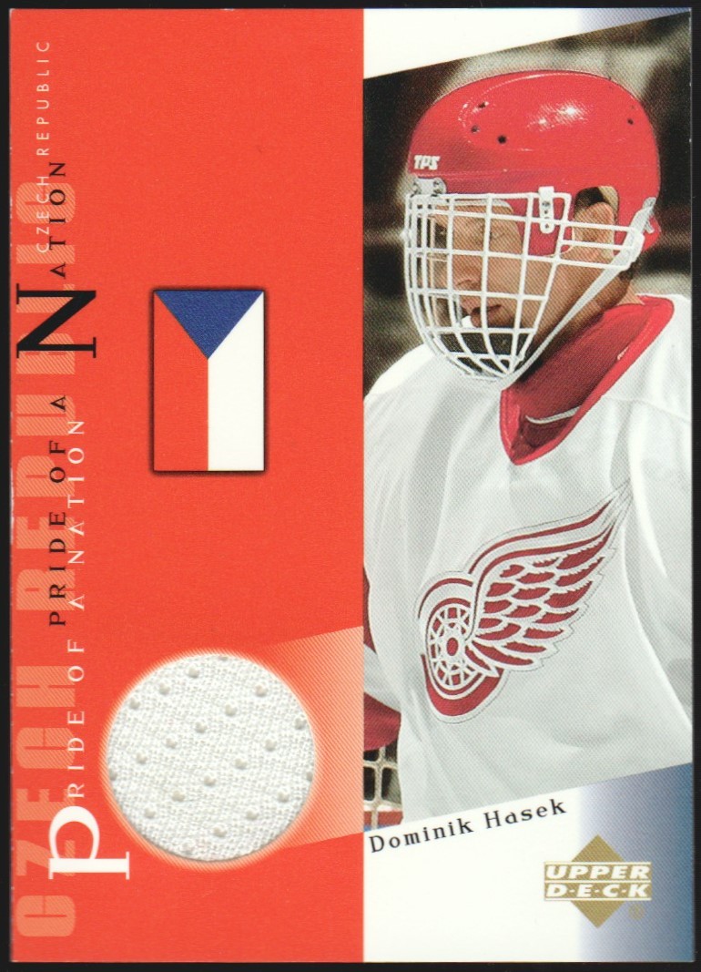 (image for) 2001-02 Upper Deck Pride of a Nation Jerseys #PNDH Dominik Hasek