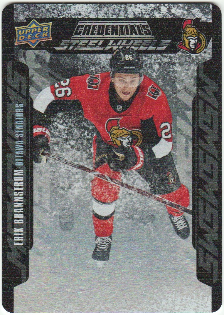 (image for) 2019-20 Upper Deck Credentials Steel Wheels #SW2 Erik Brannstrom