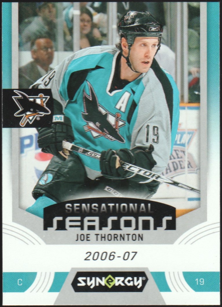 2019-20 Synergy Sensational Seasons #SS5 Joe Thornton (image for) 2019-20 Synergy Sensational Seasons #SS5 Joe Thornton