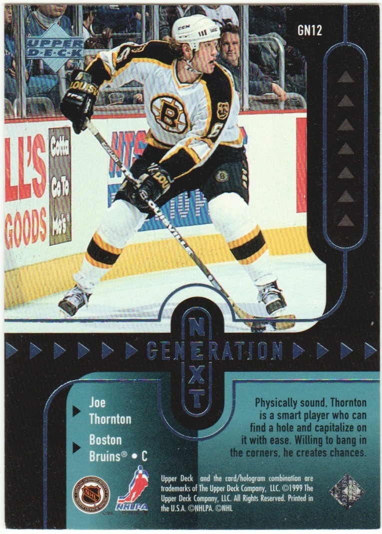 (image for) 1998-99 Upper Deck Generation Next #GN12 Eric Lindros/J Thornton