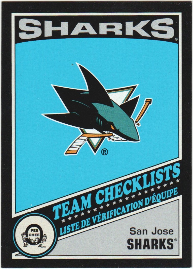 2019-20 O-Pee-Chee Retro Black #574 San Jose Sharks 003/100 (image for) 2019-20 O-Pee-Chee Retro Black #574 San Jose Sharks 003/100