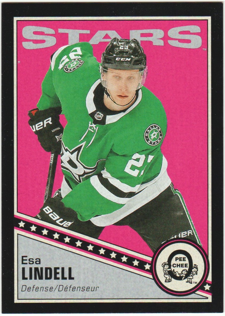 2019-20 O-Pee-Chee Retro Black #364 Esa Lindell 36/100 (image for) 2019-20 O-Pee-Chee Retro Black #364 Esa Lindell 36/100