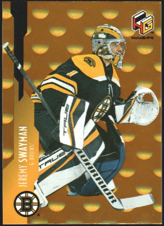 (image for) 2021-22 Upper Deck HoloGrFx Rookies Gold #HG17 Jeremy Swayman