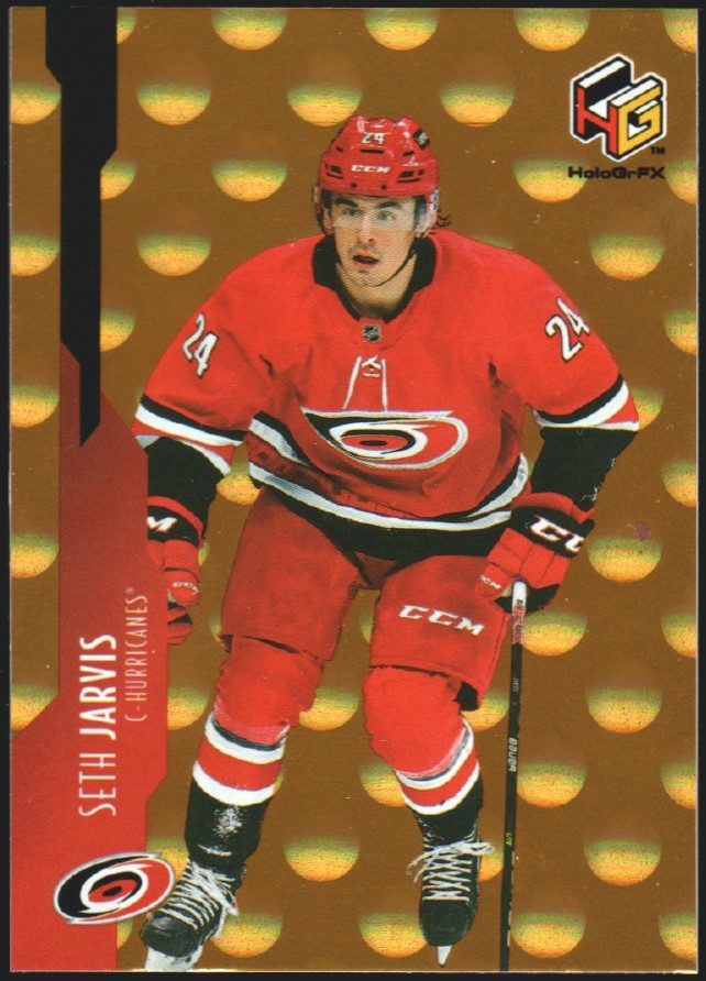 (image for) 2021-22 Upper Deck HoloGrFx Rookies Gold #HG9 Seth Jarvis