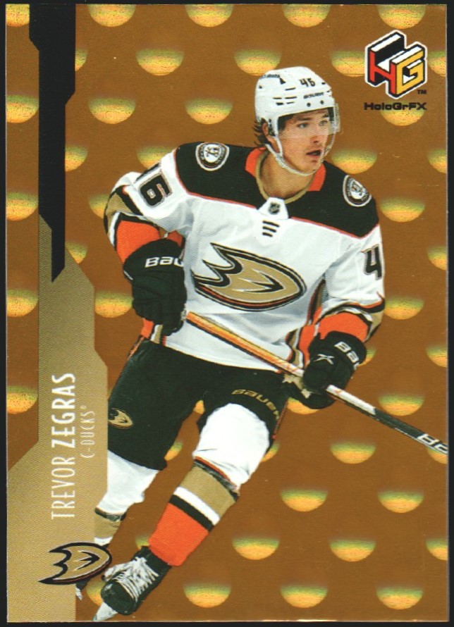 (image for) 2021-22 Upper Deck HoloGrFx Rookies Gold #HG6 Trevor Zegras
