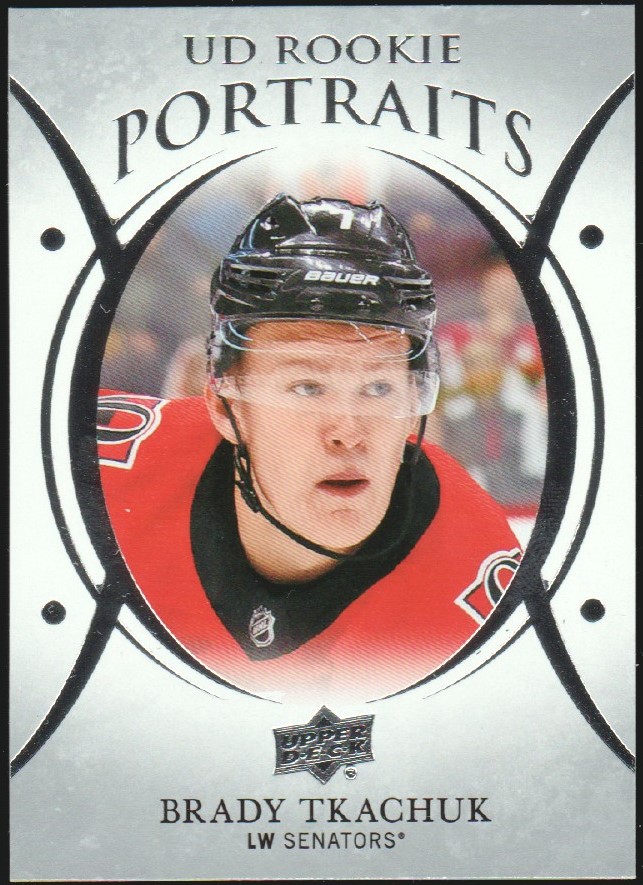 (image for) 2018-19 Upper Deck UD Portraits #P77 Brady Tkachuk