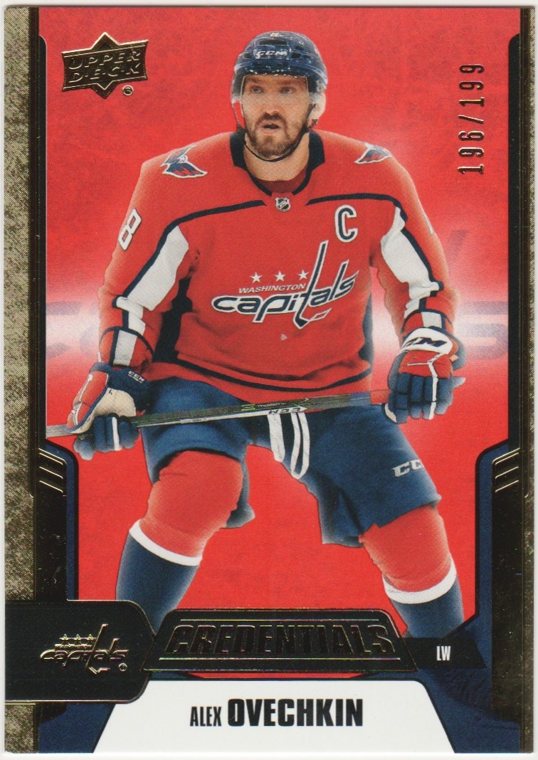 (image for) 2019-20 Upper Deck Credentials Red #10 Alexander Ovechkin