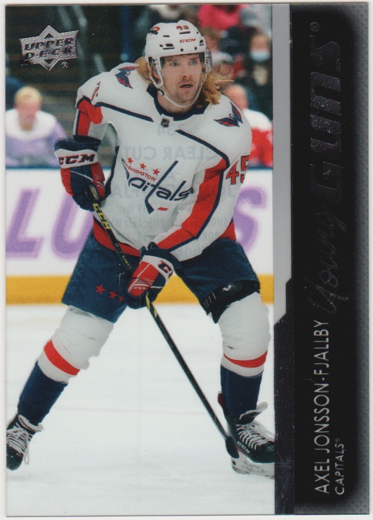 2021-22 Upper Deck Clear Cut #734 Axel Jonsson-Fjallby YG RC (image for) 2021-22 Upper Deck Clear Cut #734 Axel Jonsson-Fjallby YG RC