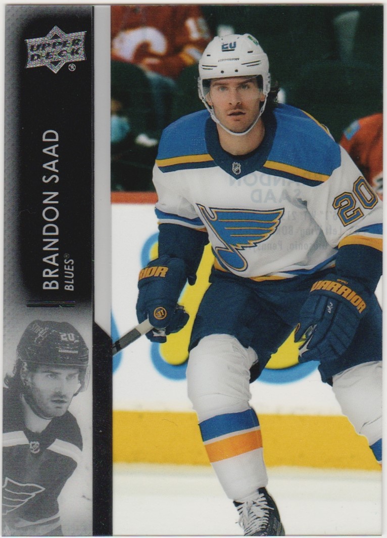 2021-22 Upper Deck Clear Cut #635 Brandon Saad (image for) 2021-22 Upper Deck Clear Cut #635 Brandon Saad