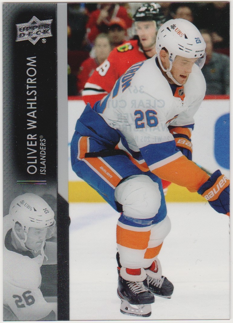 2021-22 Upper Deck Clear Cut #367 Oliver Wahlstrom (image for) 2021-22 Upper Deck Clear Cut #367 Oliver Wahlstrom