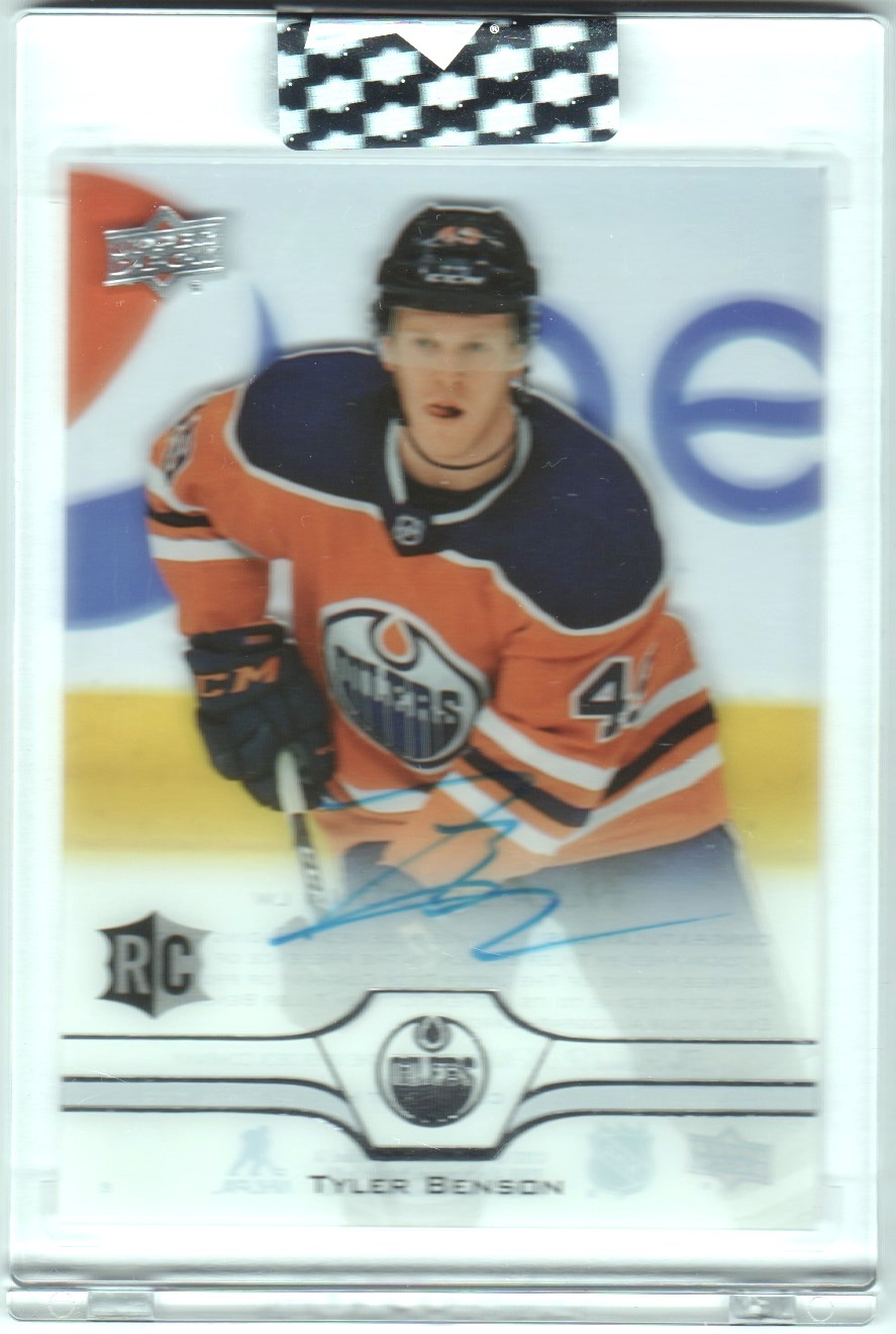 (image for) 2020-21 Upper Deck Clear Cut #CCTB Tyler Benson AUTO RC