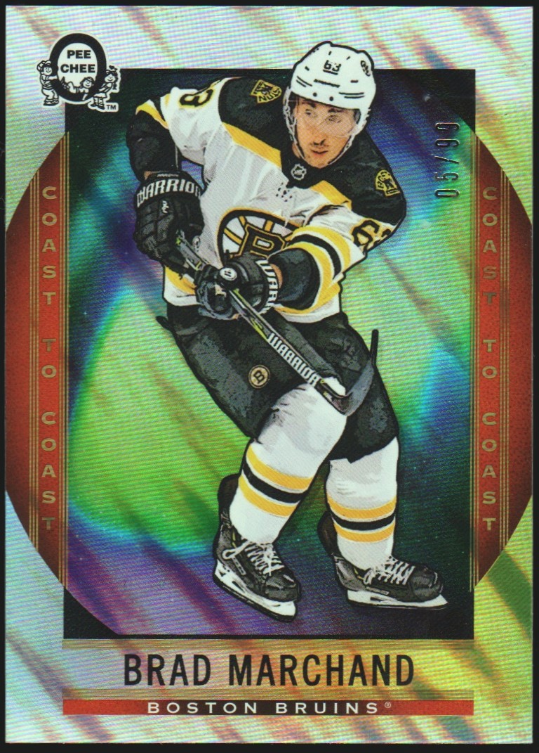 2018-19 O-Pee-Chee Coast to Coast Polar Lights #37 Brad Marchand (image for) 2018-19 O-Pee-Chee Coast to Coast Polar Lights #37 Brad Marchand