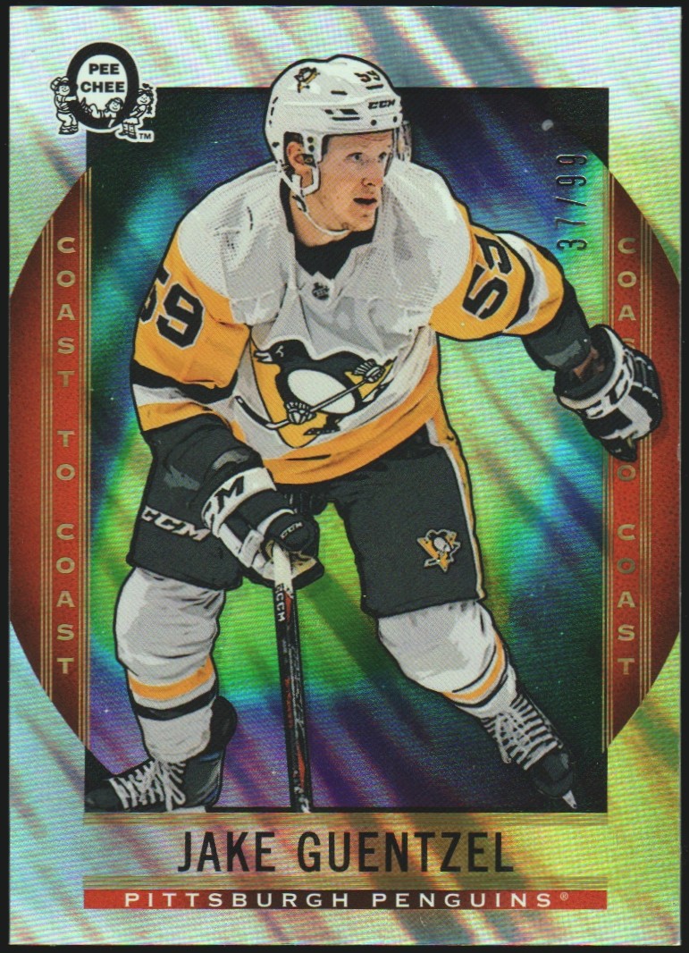 2018-19 O-Pee-Chee Coast to Coast Polar Lights #25 Jake Guentzel (image for) 2018-19 O-Pee-Chee Coast to Coast Polar Lights #25 Jake Guentzel