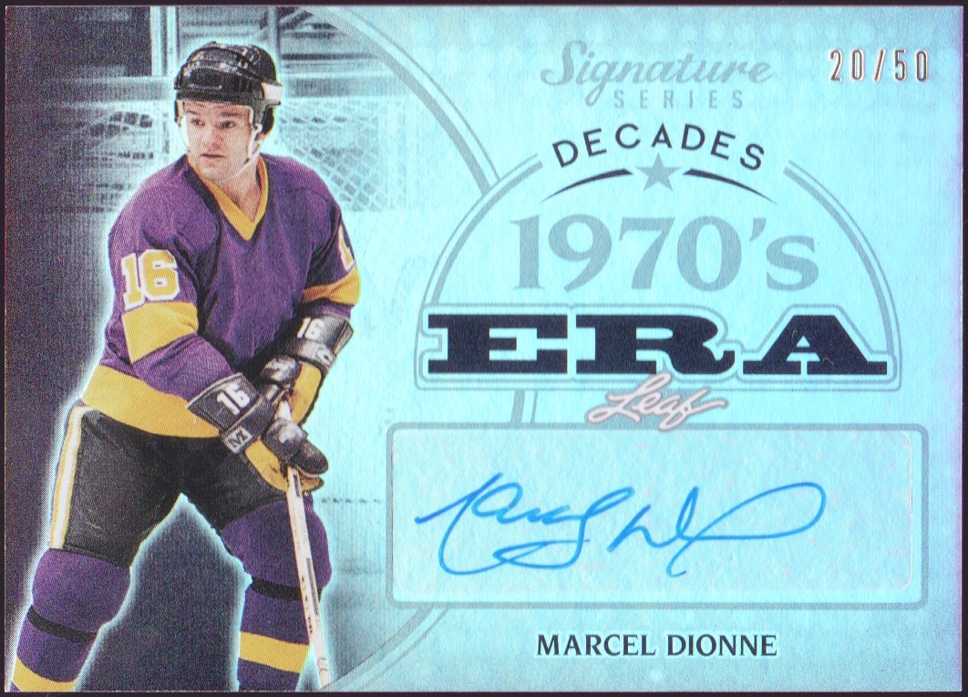 (image for) 2015-16 Leaf Signature Series Decades Auto Gray #SDMD1 M. Dionne