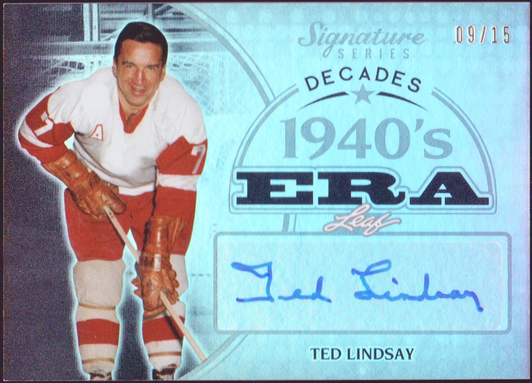 (image for) 2015-16 Leaf Signature Series Decades Auto Gray #SDTL1 T Lindsay