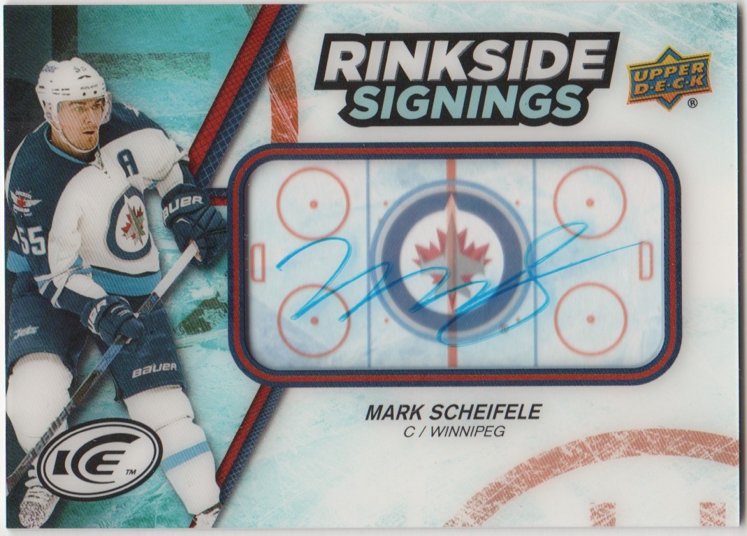 2017-18 Upper Deck Ice Rinkside Signings #RSMS Mark Scheifele (image for) 2017-18 Upper Deck Ice Rinkside Signings #RSMS Mark Scheifele