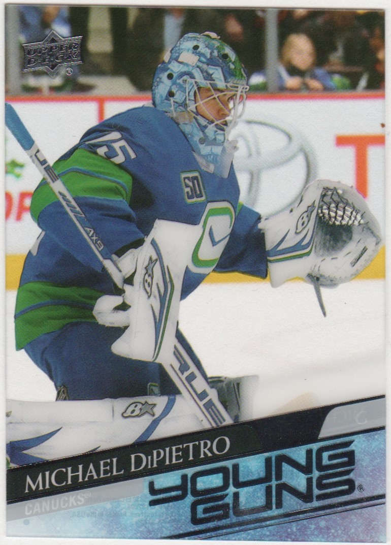(image for) 2020-21 Upper Deck Clear Cut #206 Michael DiPietro Young Guns