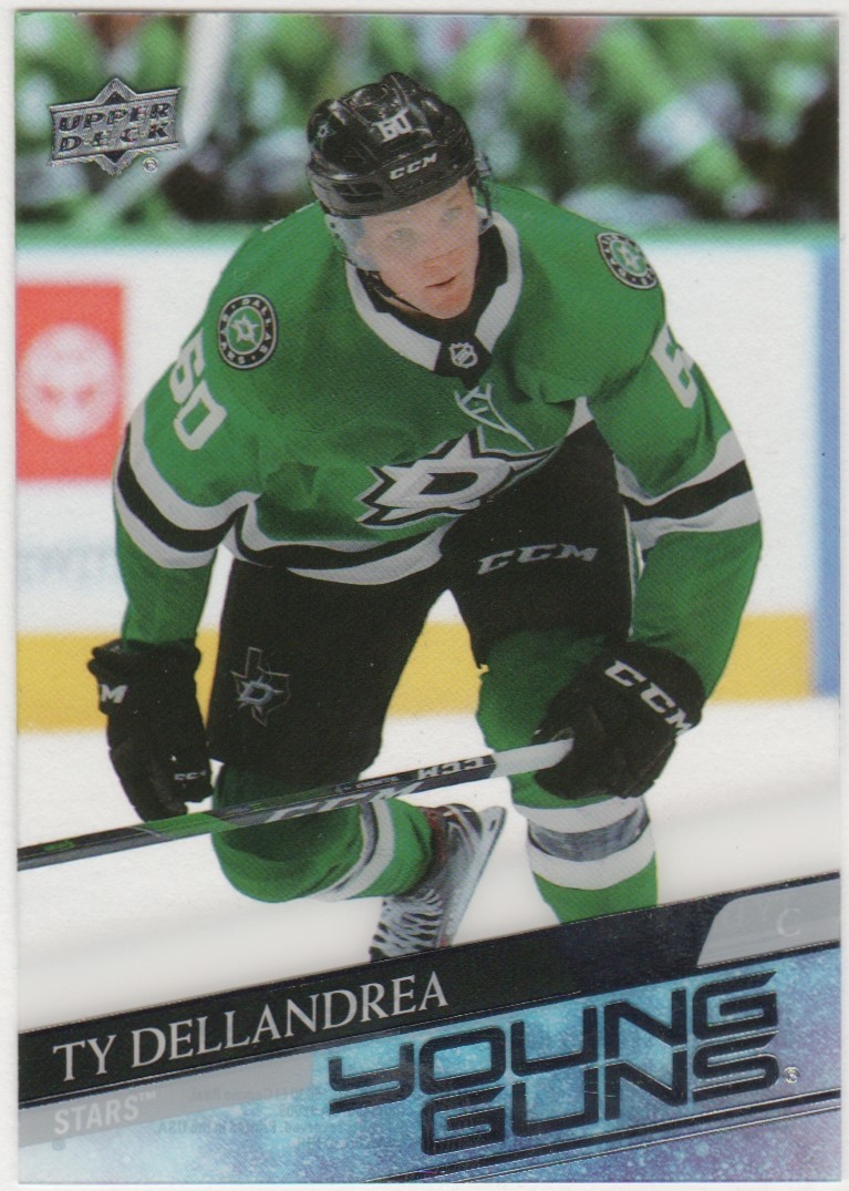 (image for) 2020-21 Upper Deck Clear Cut #206 Ty Dellandrea Young Guns
