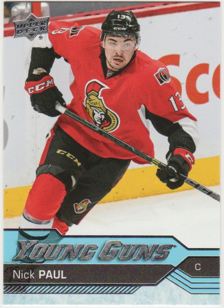 (image for) 2016-17 Upper Deck #219 Nick Paul YG RC