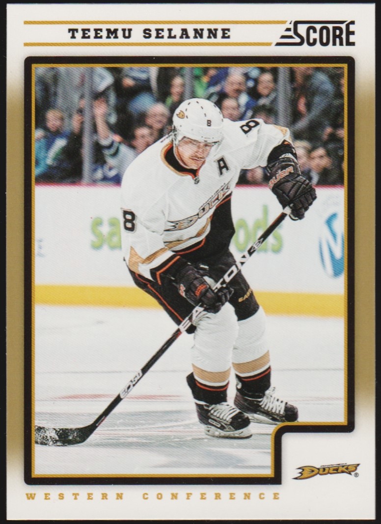 (image for) 2012-13 Score Gold Rush #42 Teemu Selanne