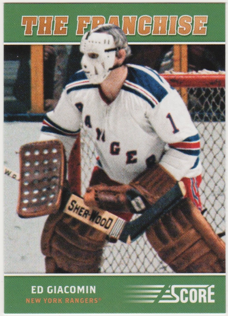 (image for) 2012-13 Score Franchise Original Six #OS5 Ed Giacomin