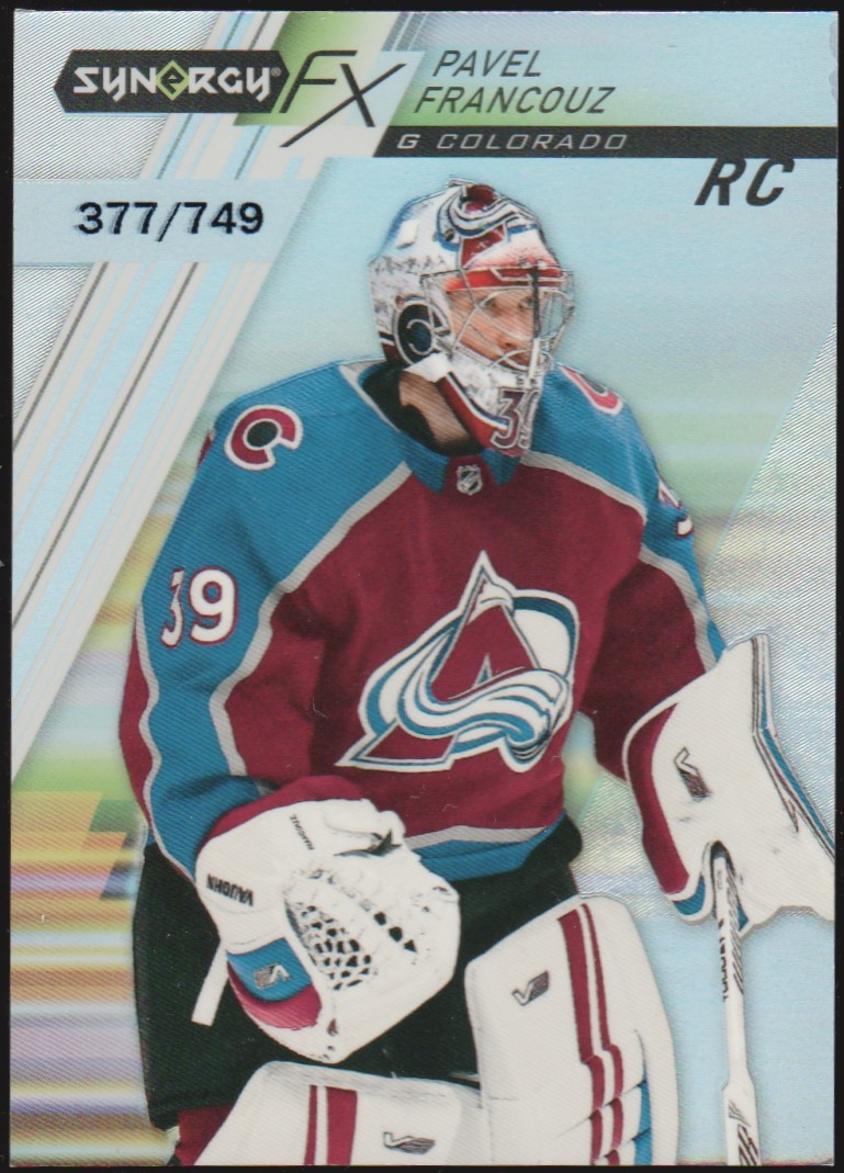 2020-21 Synergy Synergy FX Rookies #FXRPF Pavel Francouz (image for) 2020-21 Synergy Synergy FX Rookies #FXRPF Pavel Francouz