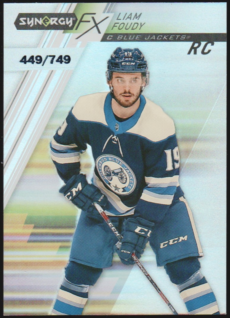 2020-21 Synergy Synergy FX Rookies #FXRLF Liam Foudy (image for) 2020-21 Synergy Synergy FX Rookies #FXRLF Liam Foudy