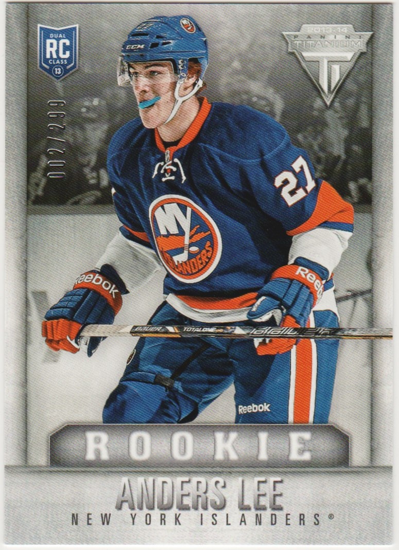 (image for) 2013-14 Panini Titanium Retail #193 Anders Lee RC 002/299