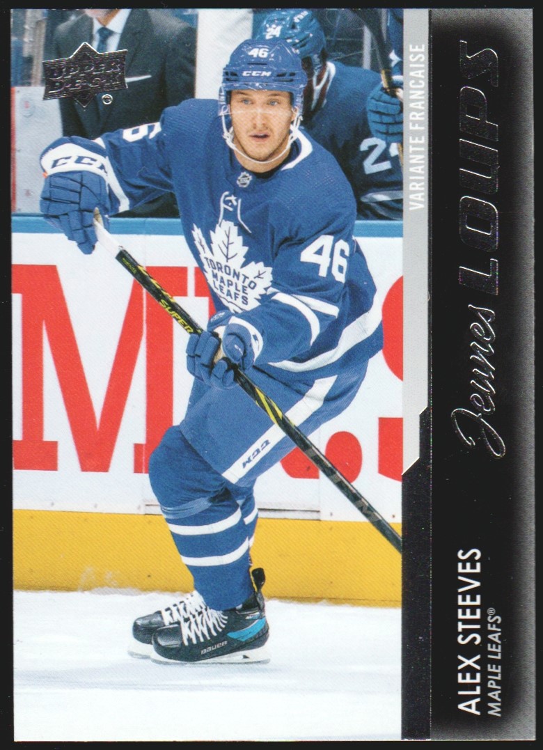 (image for) 2021-22 Upper Deck French #742 Alex Steeves YG
