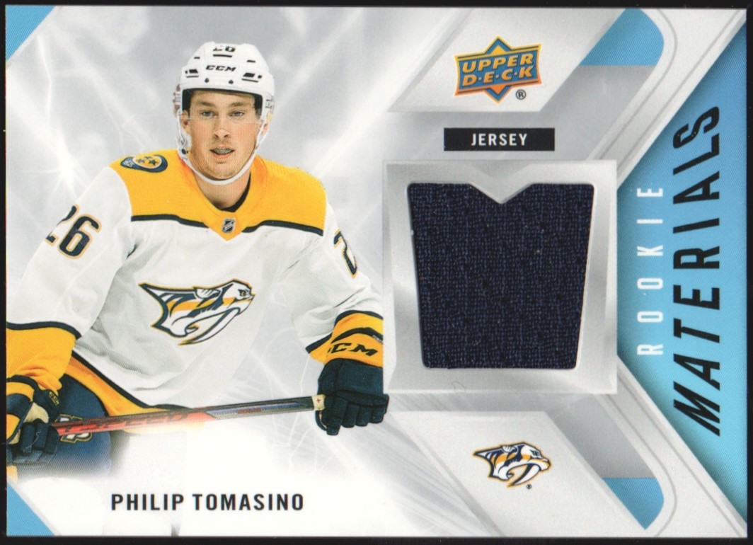 (image for) 2021-22 Upper Deck Rookie Materials #RMPT Philip Tomasino