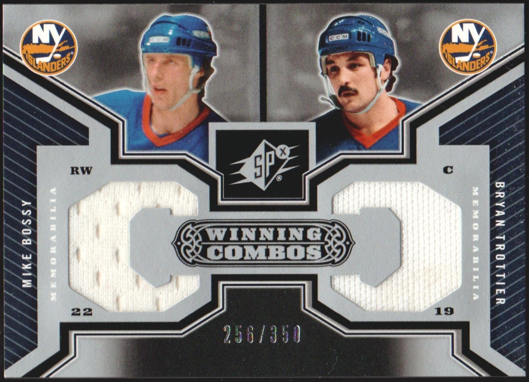 2005-06 SPx Winning Combos #WCNY Mike Bossy/Bryan Trottier (image for) 2005-06 SPx Winning Combos #WCNY Mike Bossy/Bryan Trottier