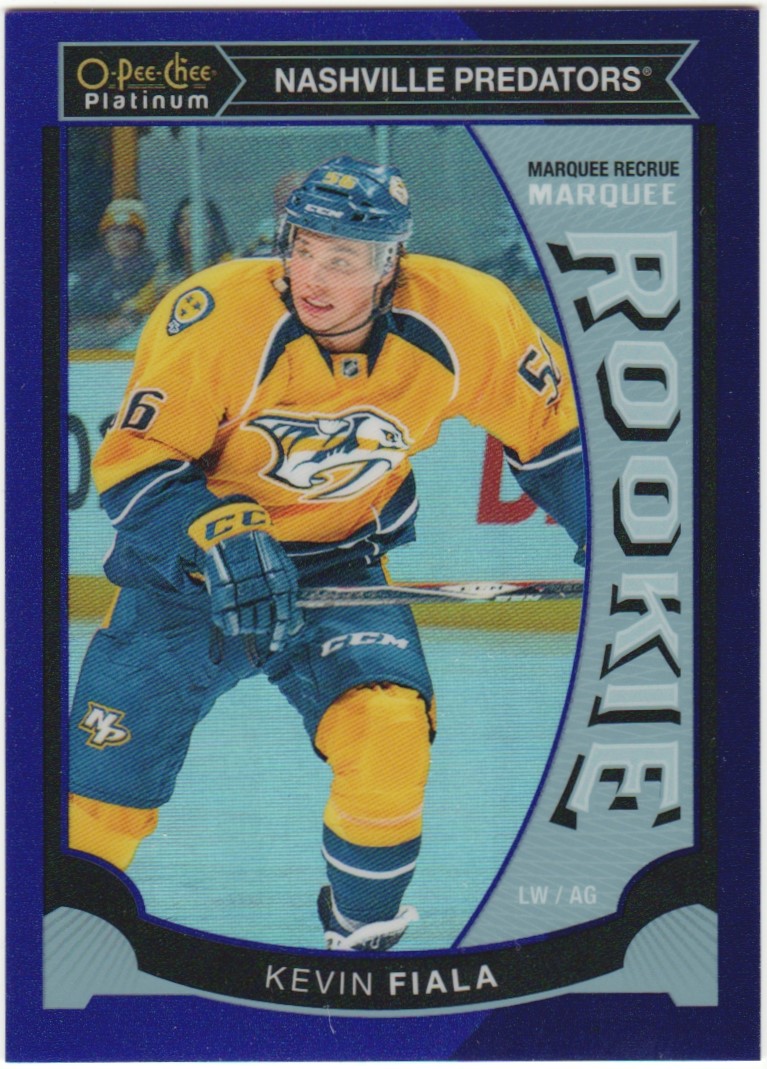 2015-16 OPC Platinum Marquee Rookies Purple #M6 Kevin Fiala (image for) 2015-16 OPC Platinum Marquee Rookies Purple #M6 Kevin Fiala