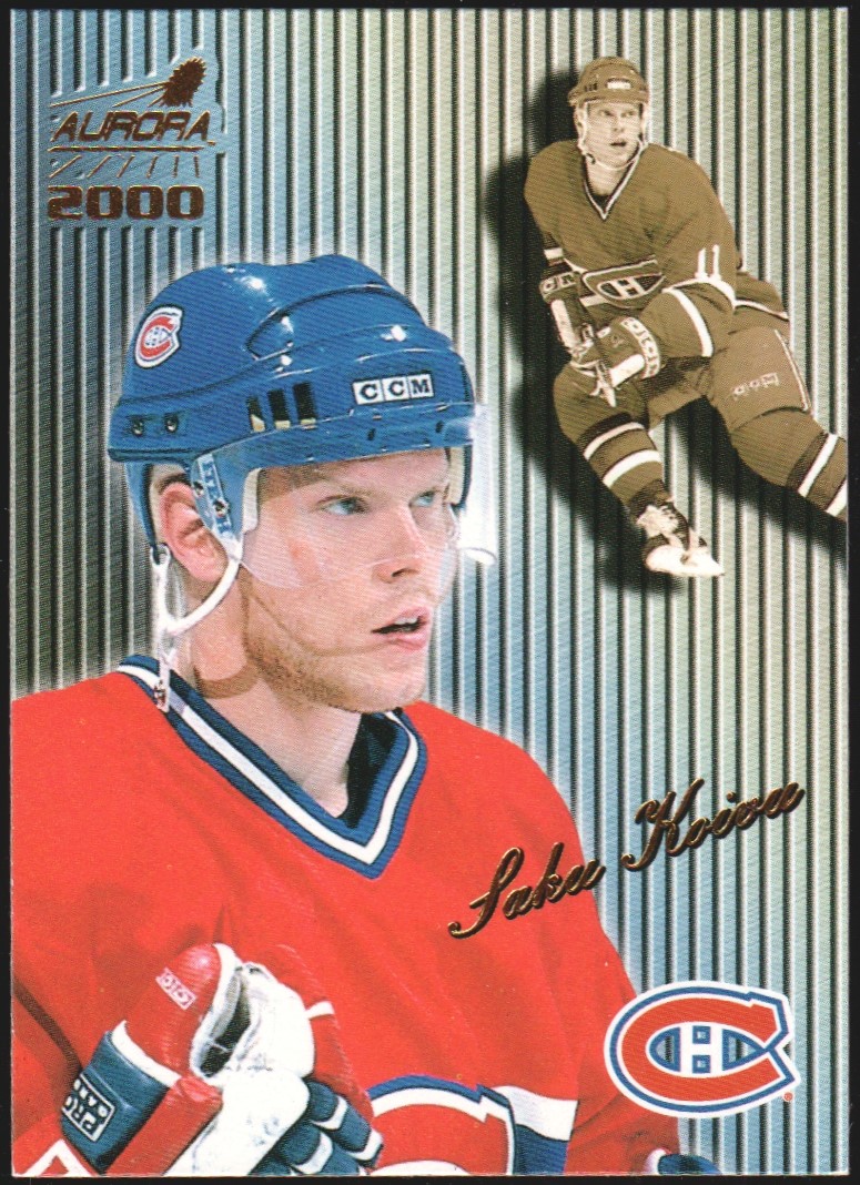 (image for) 1999-00 Aurora Striped #75 Saku Koivu