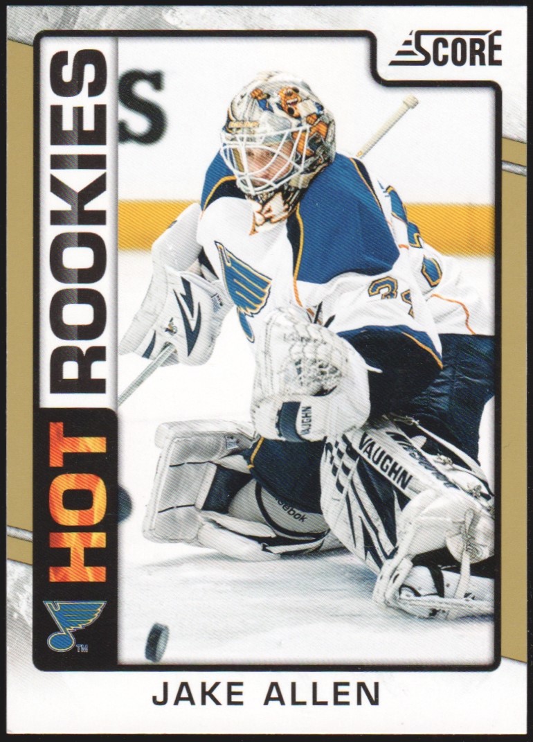(image for) 2012-13 Score Gold Rush #544 Jake Allen Hot Rookies