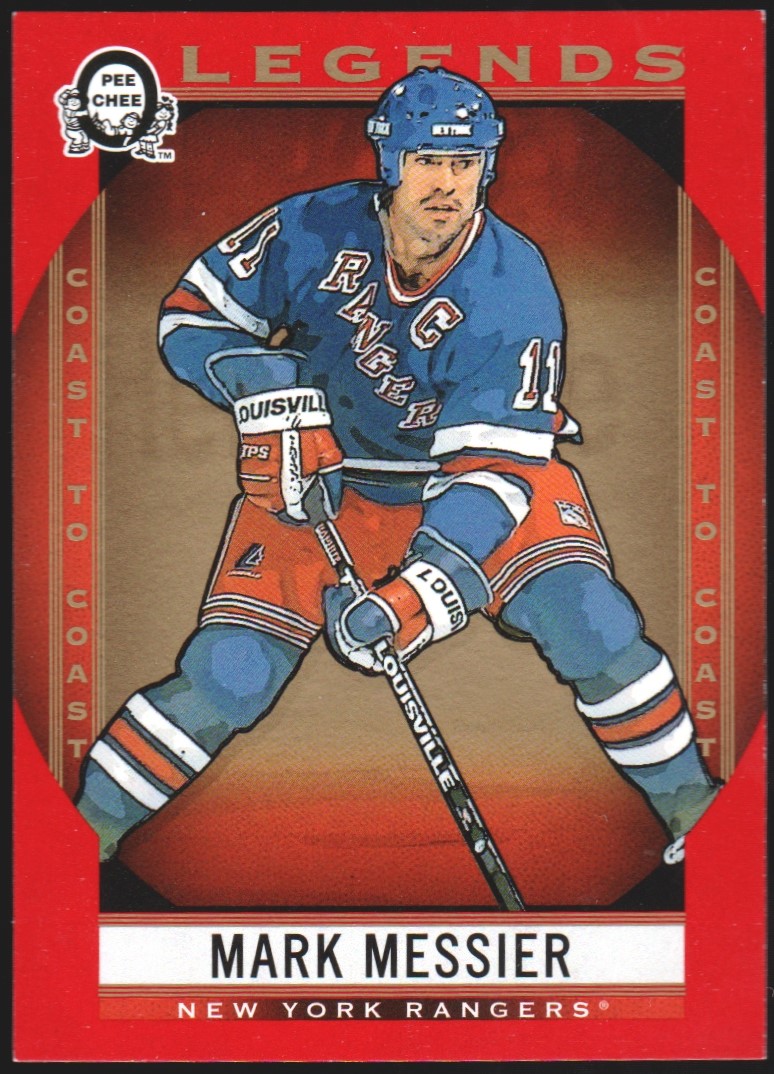 2018-19 O-Pee-Chee Coast to Coast Red #205 Mark Messier (image for) 2018-19 O-Pee-Chee Coast to Coast Red #205 Mark Messier