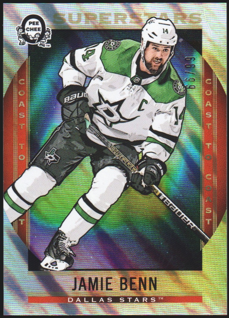 2018-19 O-Pee-Chee Coast to Coast Polar Lights #132 Jamie Benn (image for) 2018-19 O-Pee-Chee Coast to Coast Polar Lights #132 Jamie Benn