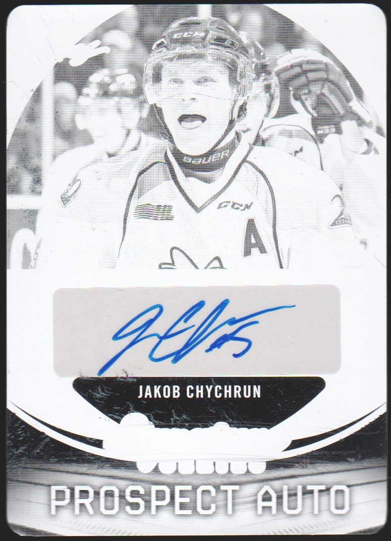 (image for) 2015-16 Leaf Signature Series Print Plates Black - Chychrun