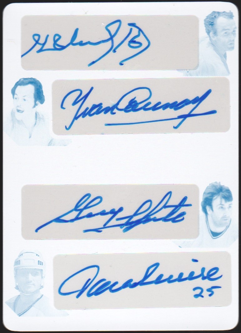 (image for) 2015-16 Leaf Signature Series Print Plates Cyan - Lemaire