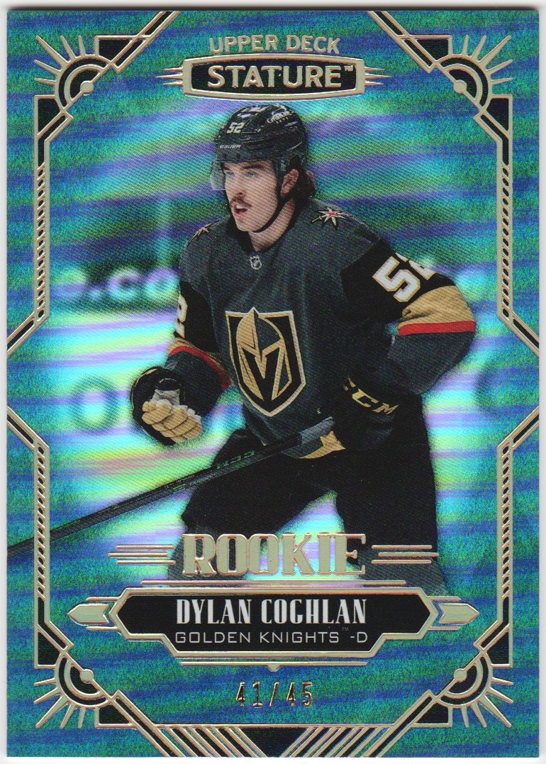 (image for) 2020-21 Upper Deck Stature Blue #156 Dylan Coghlan RC 41/45