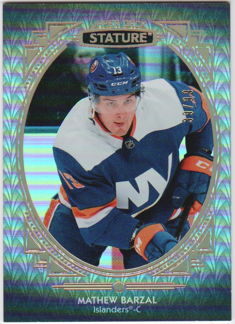 (image for) 2020-21 Upper Deck Stature Portrait #2 Mathew Barzal 39/99