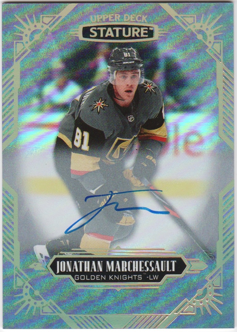 (image for) 2020-21 Upper Deck Stature Autographs #53 Jonathan Marchessault