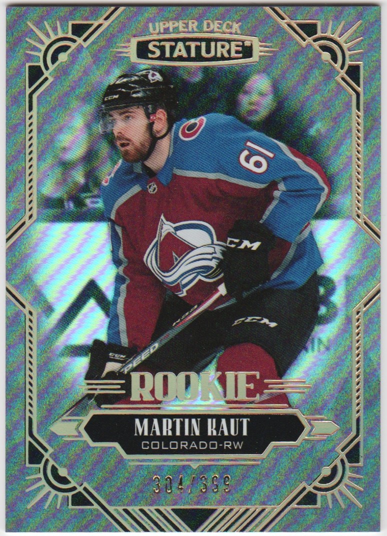 (image for) 2020-21 Upper Deck Stature #153 Martin Kaut RC 304/399