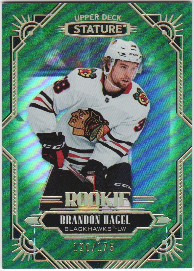 (image for) 2020-21 Upper Deck Stature Green #182 Brandon Hagel RC 120/175